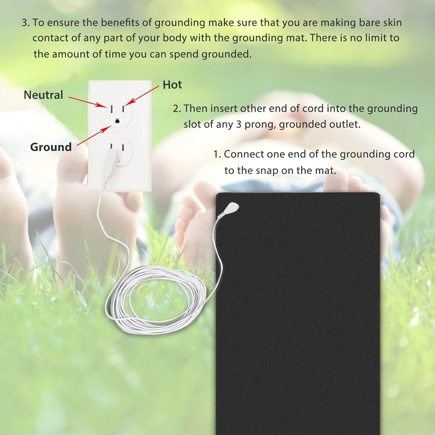 Healthwave™ Earthed Universal Grounding Mat