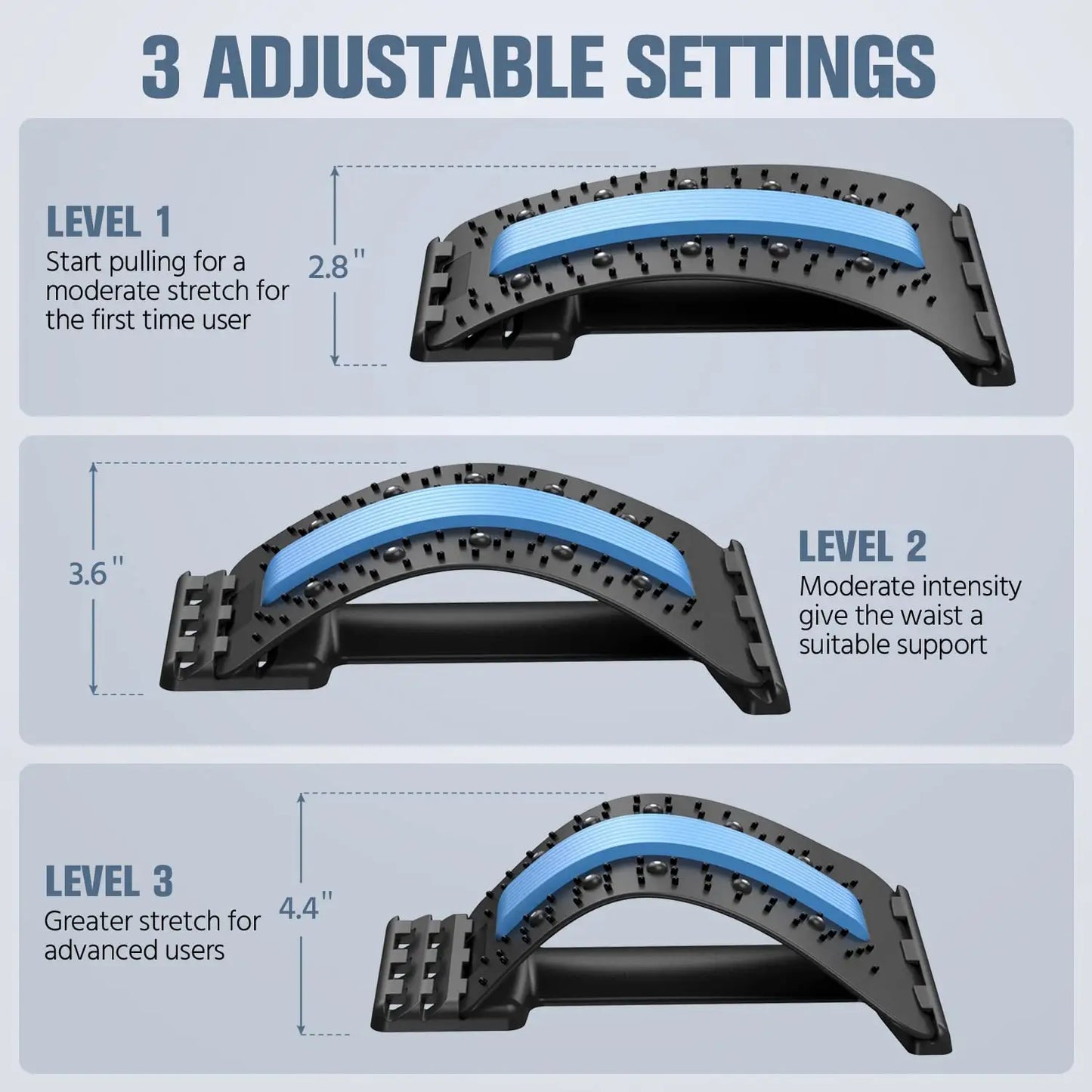 Healthwave™ Multi-Level Back Stretcher