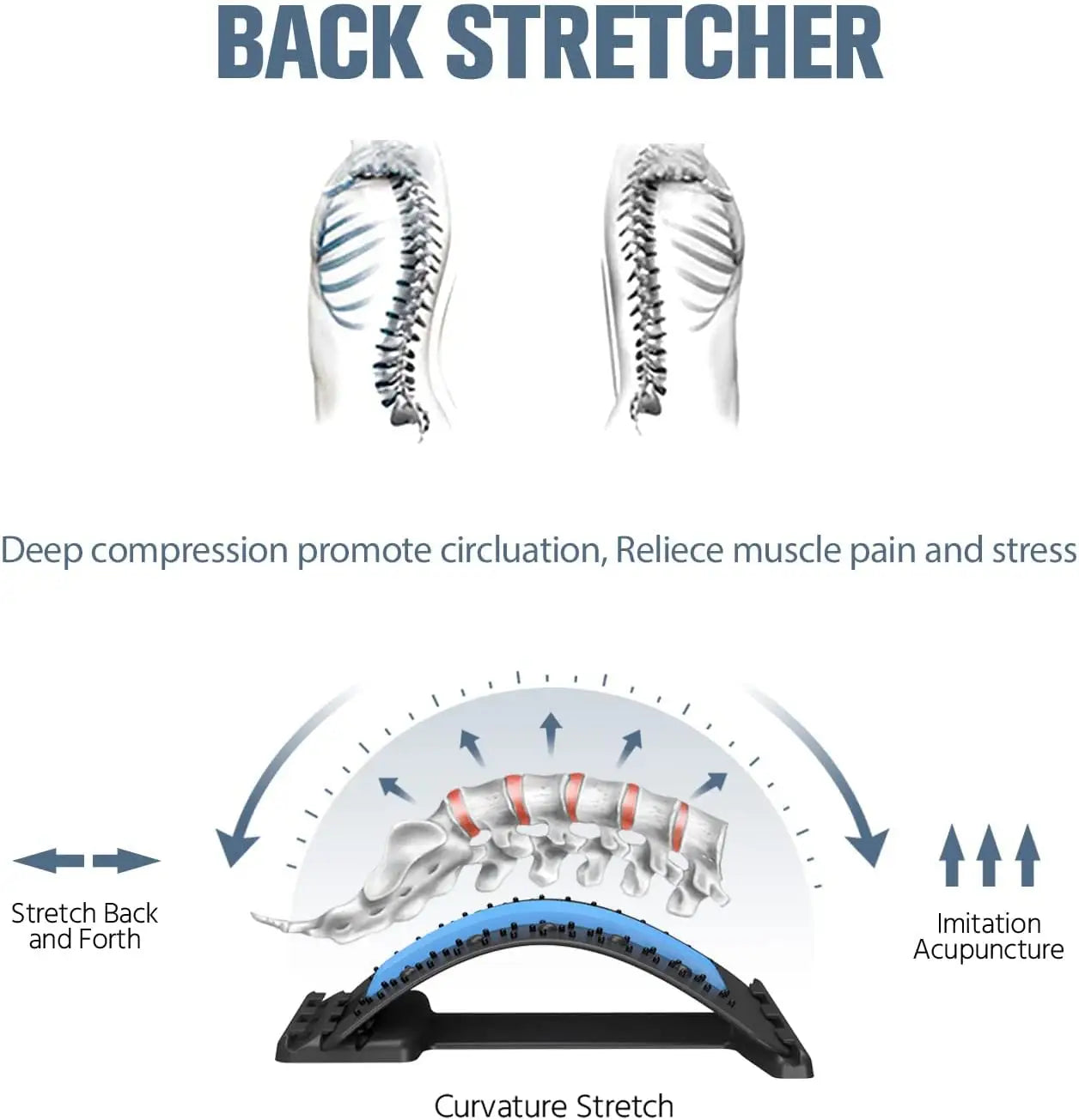 Healthwave™ Multi-Level Back Stretcher